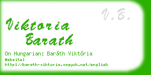 viktoria barath business card